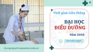 Thời gian liên thông Đại học Điều dưỡng TP.HCM cập nhật mới nhất