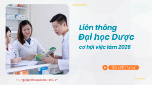 Học Liên Thông Đại Học Dược TP.HCM Ra Trường Làm Gì? Cơ Hội Việc Làm & Thu Nhập 2026
